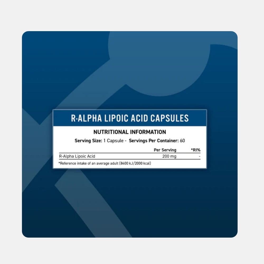 Applied Nutrition R-Alpha Lipoic Acid Capsules - 60 Vegetarian Capsules 2