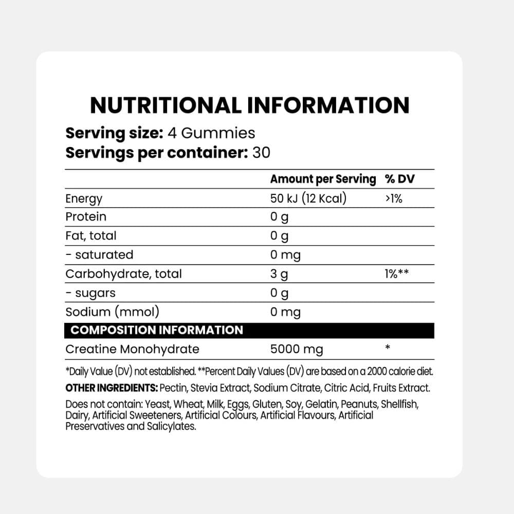 Chaos Crew Creatine Monohydrate Gummies - 120 Count 2