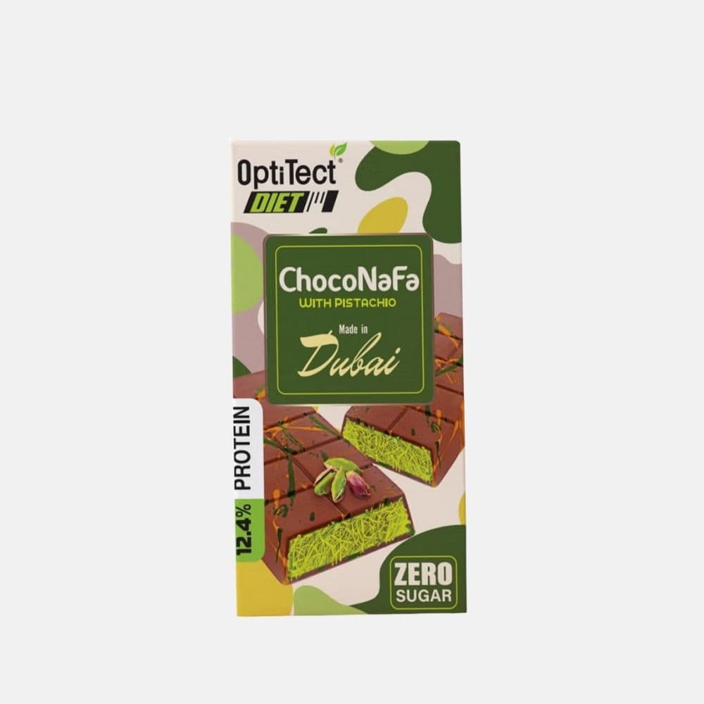 Pistachio Chocolate Kunafa Bar - 100g Delight