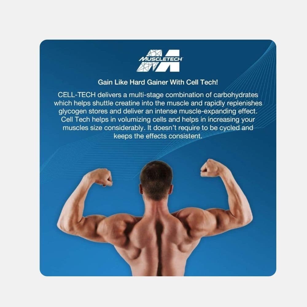 MuscleTech Cell-Tech Creatine Powder - Fruit Punch Flavor (1.4kg) 2