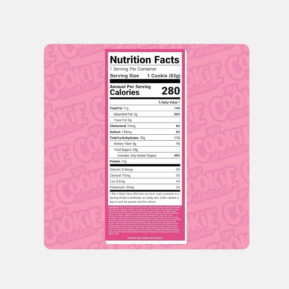 Strawberry Creme Protein Cookie - Delicious Snack 5