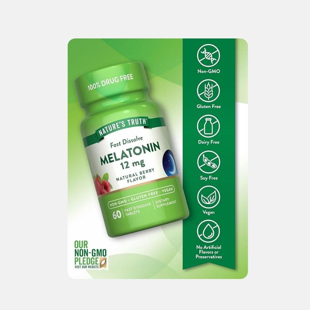 Nature’s Truth Vegan Melatonin Tablets - 60 Count 4