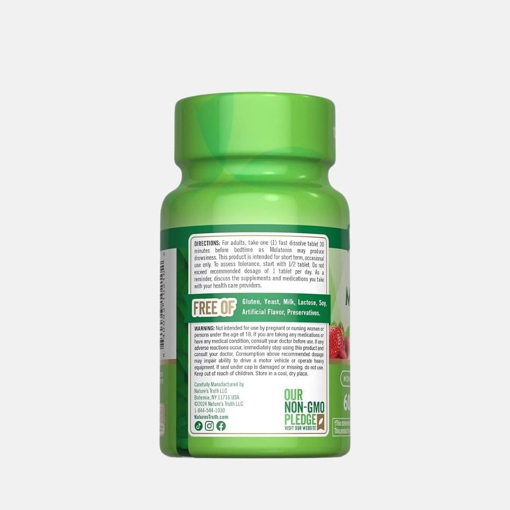Nature’s Truth Vegan Melatonin Tablets - 60 Count 2