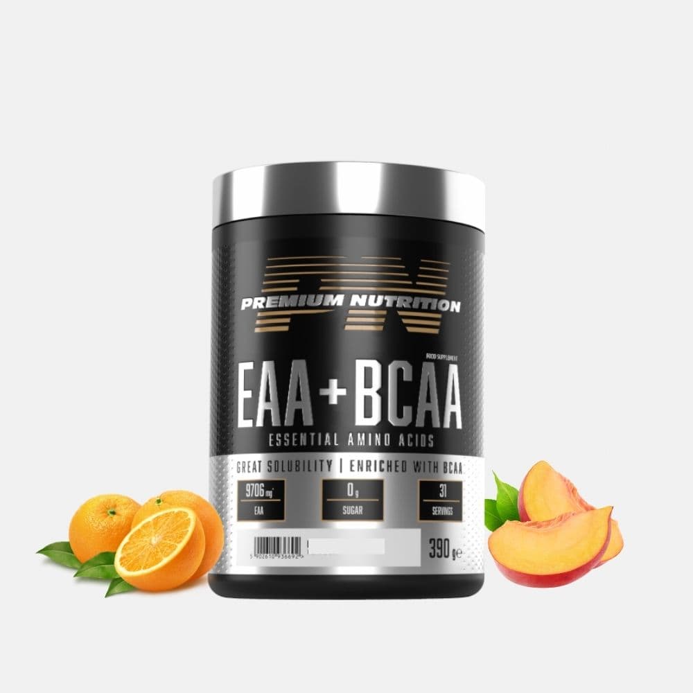 Citrus Peach EAA & BCAA Powder Supplement (390g)