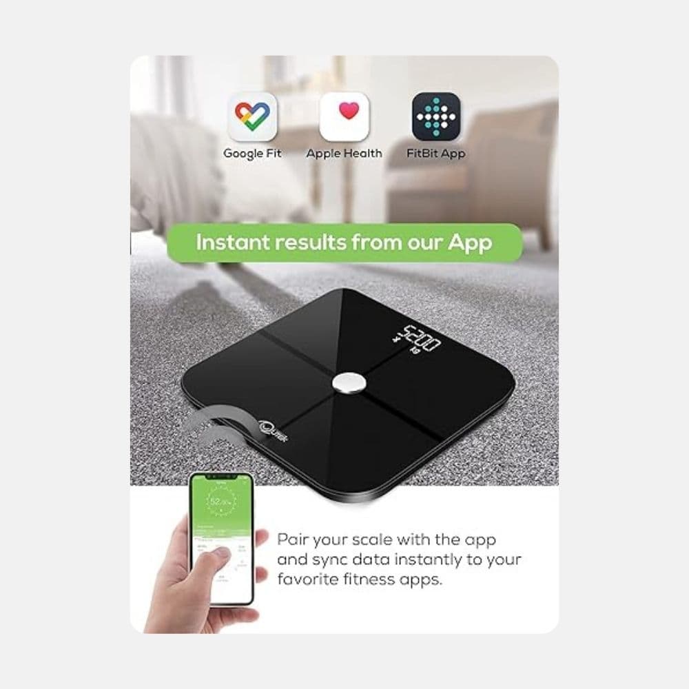QUTEK STEPS Smart Body Composition Scale - Black 5