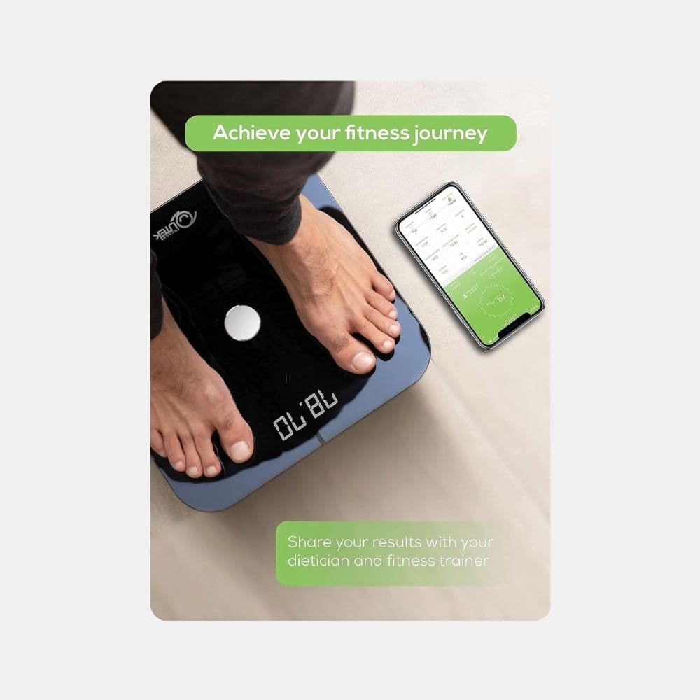 QUTEK STEPS Smart Body Composition Scale - Black 3