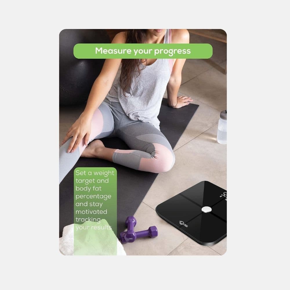 QUTEK STEPS Smart Body Composition Scale - Black 2