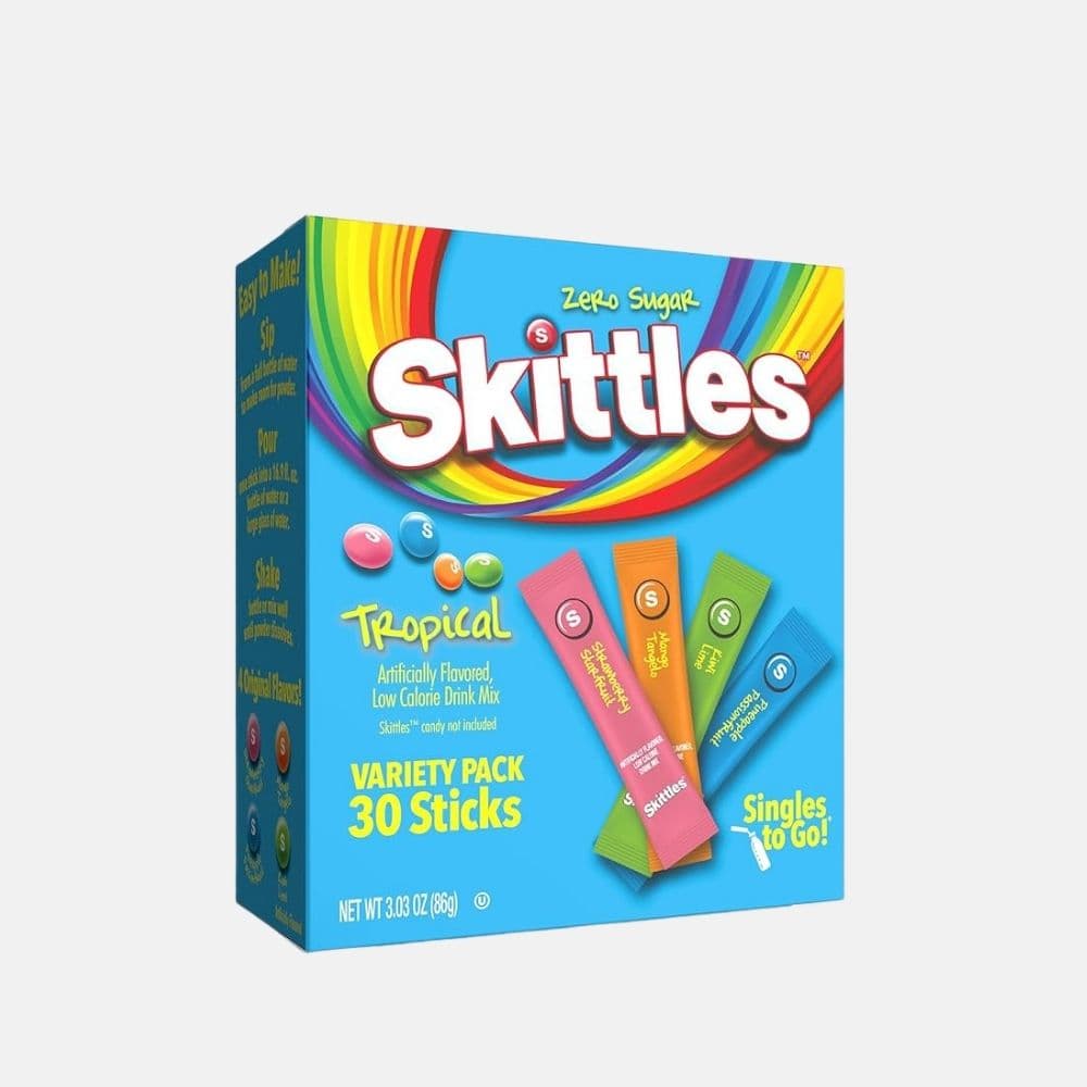 SKITTLES Singles To Go Tropical Drink Mix - 40 Sticks 6