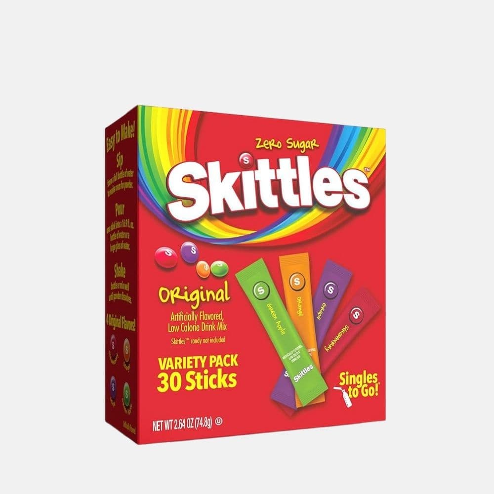 SKITTLES Singles To Go Tropical Drink Mix - 40 Sticks 5