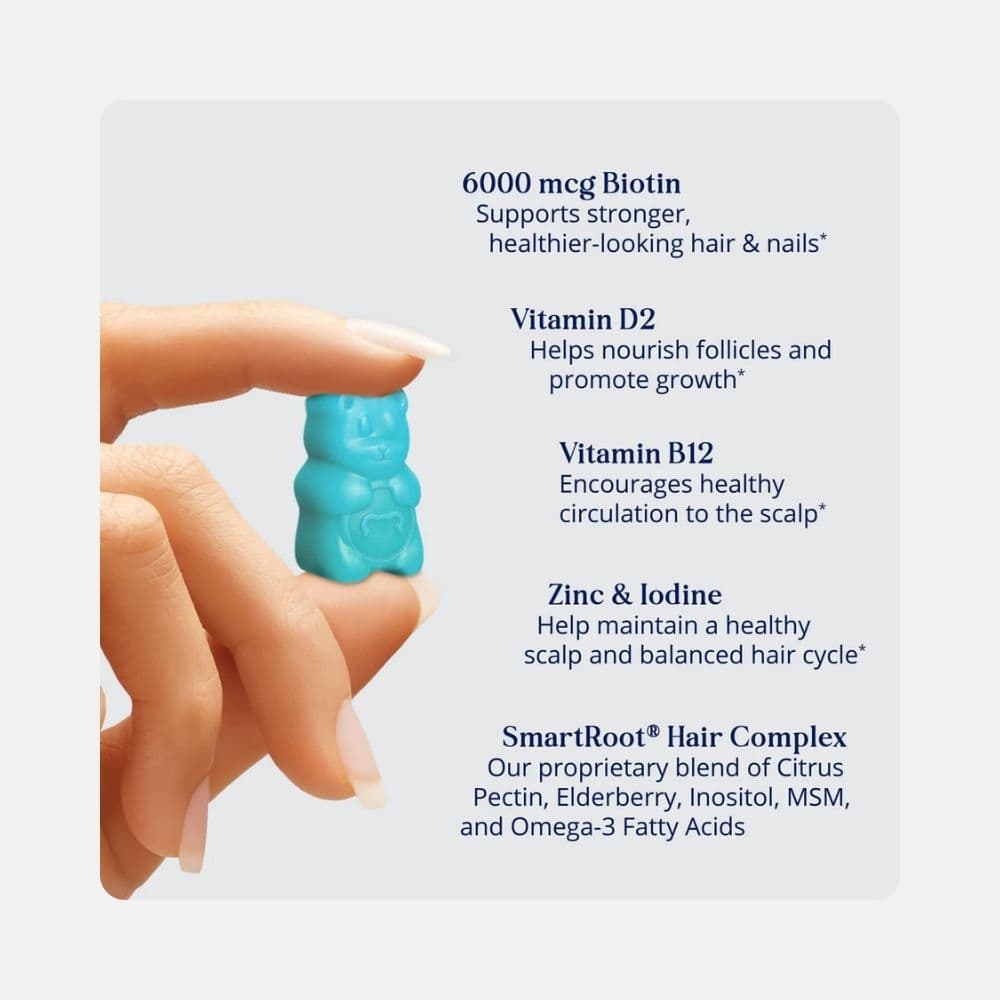 SugarBearPRO Vegan Hair Gummies - 62 Count 3