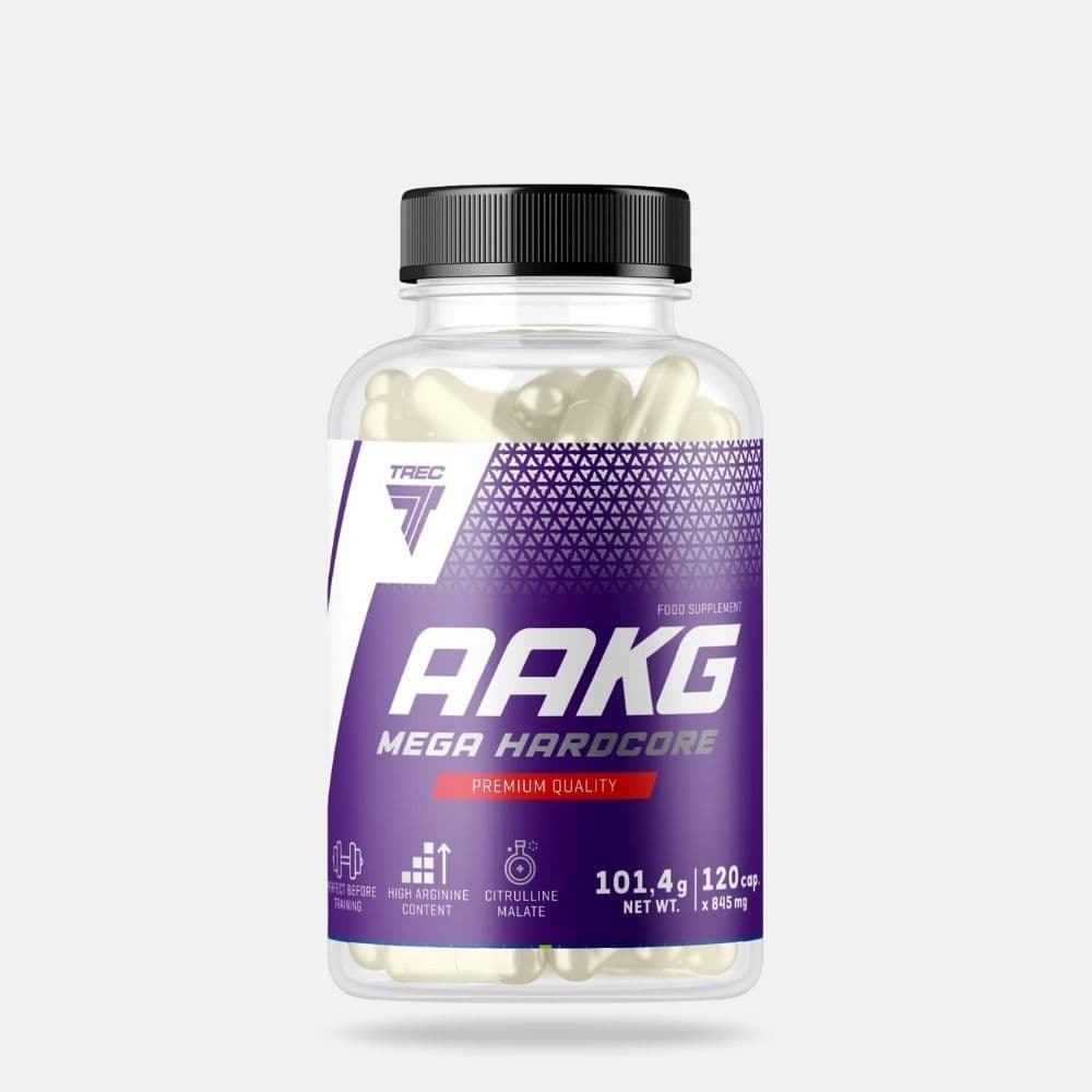 Trec Nutrition AAKG Mega Hardcore Capsules - 120 Count