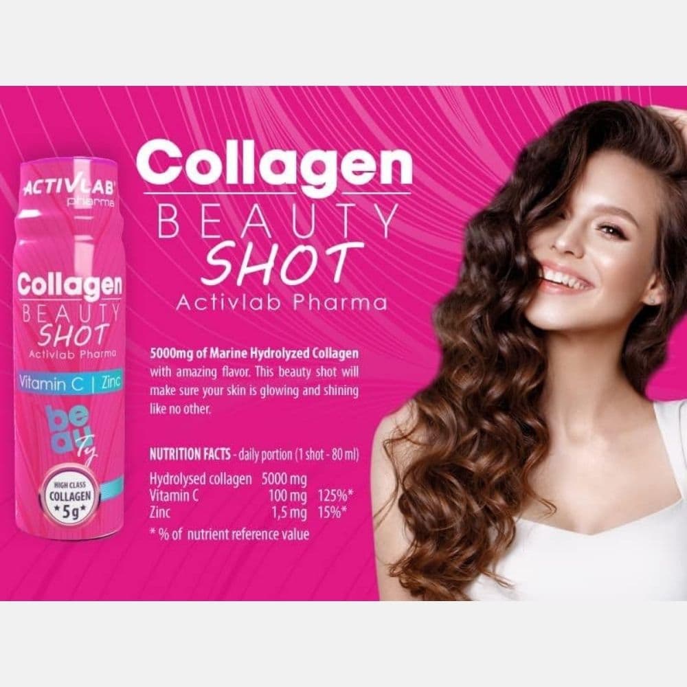 Activlab Collagen Beauty Shot - 80ml Liquid Supplement 2