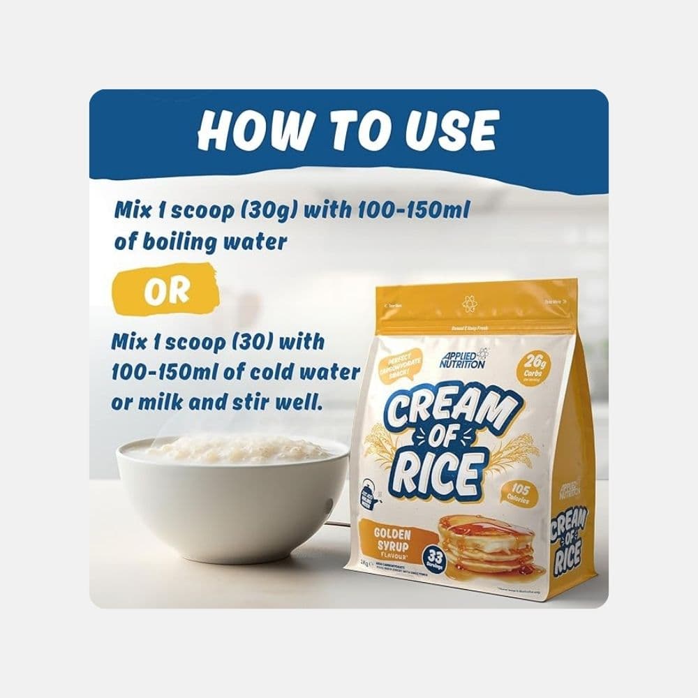 Applied Nutrition Cream of Rice - Vegan Carbohydrate Powder 2