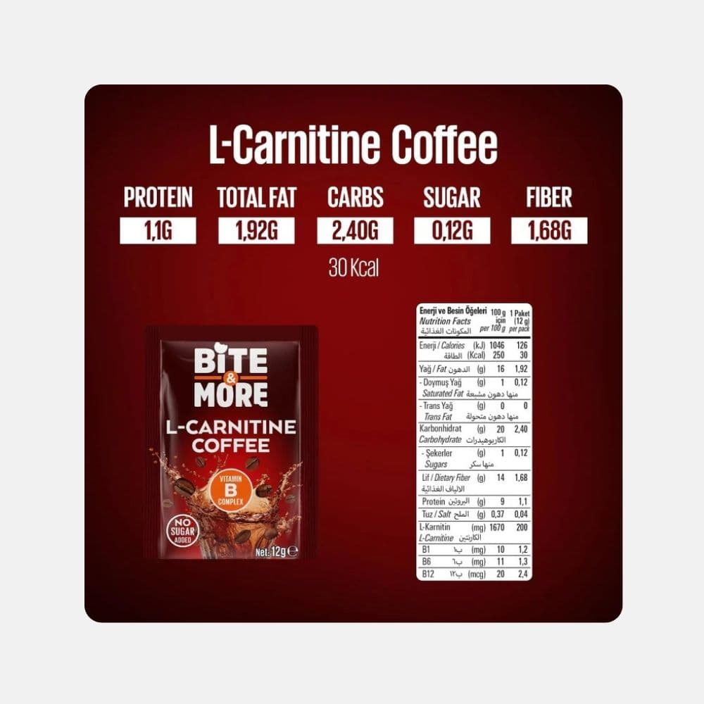 L-Carnitine Coffee 3-in-1 Instant Mix | 120 g 3