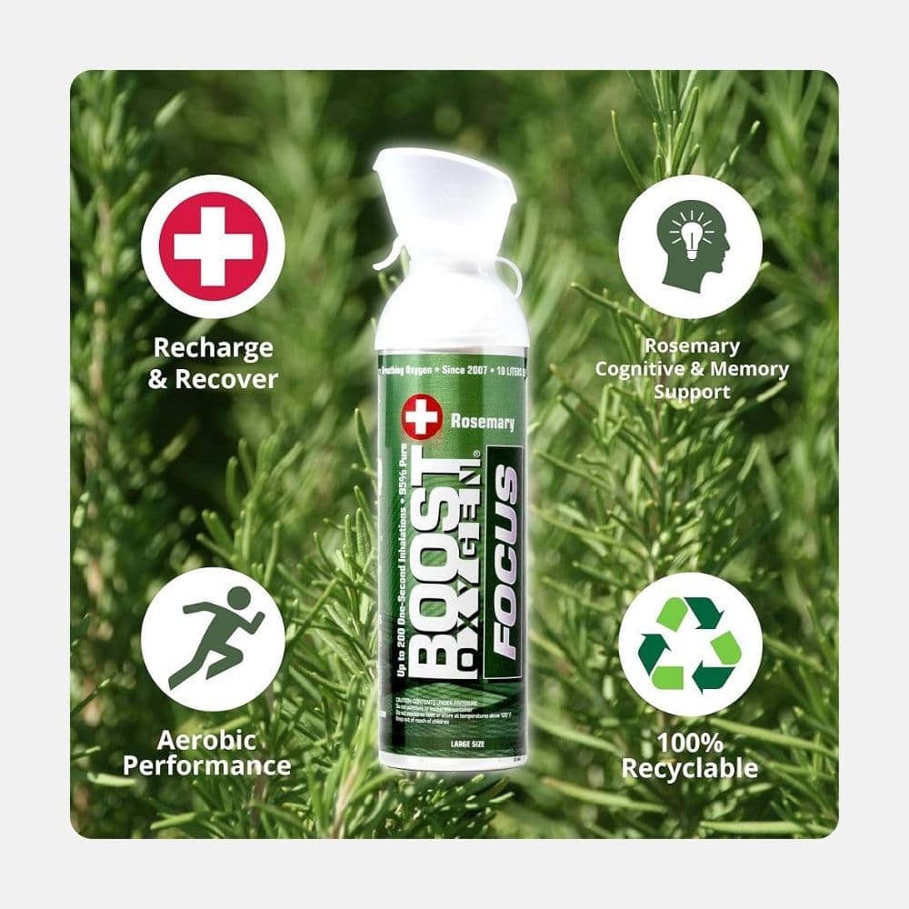 Boost Oxygen Rosemary Aromatherapy Canister - 10L 4