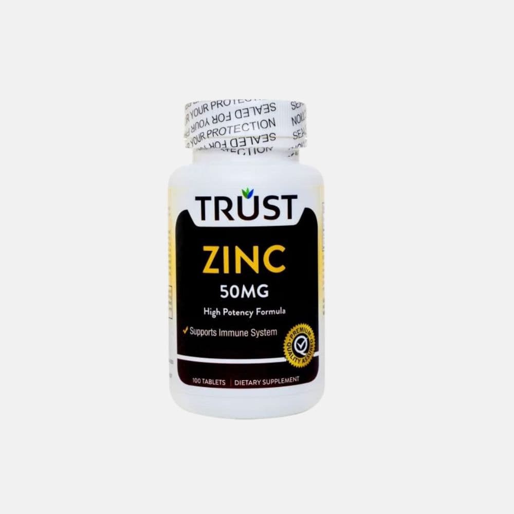 Trust Zinc 50 mg - Immune and Skin Support Supplement